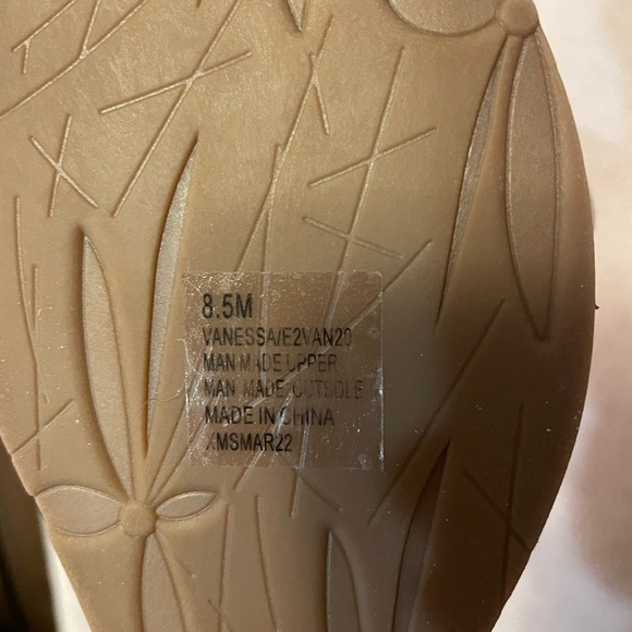 NEW Esprit Off-White Cork Wedges ( size 8.5 ) - Picture 13 of 14